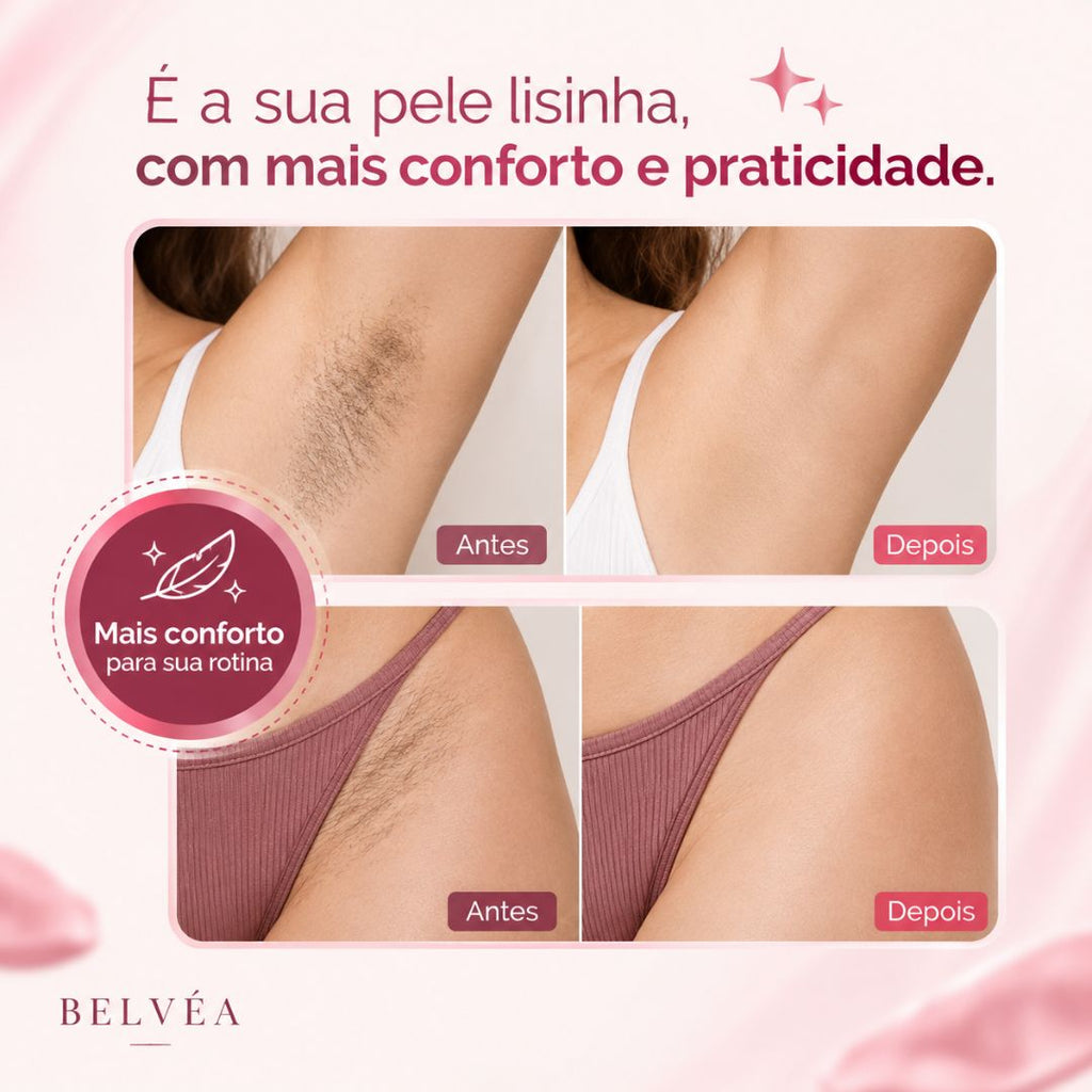 Depilador Elétrico Recarregável 3 em 1 - Lisse Pro™
