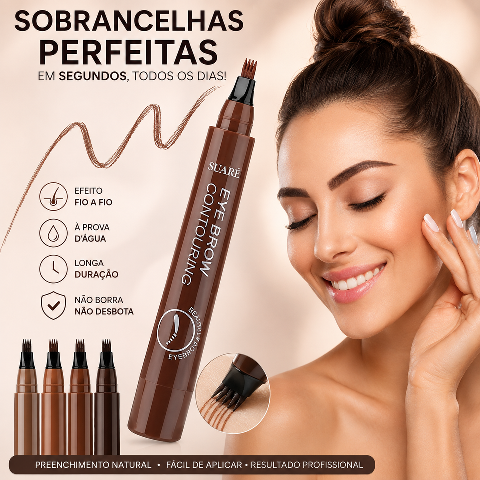 BrowLuxe™ - Caneta Fio a Fio Efeito Microblading 24h (Compre 1 - Leve 2)