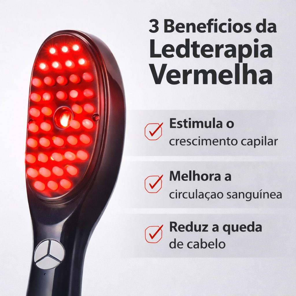 AuraBrush 4 em 1 – Escova de Renovação Capilar