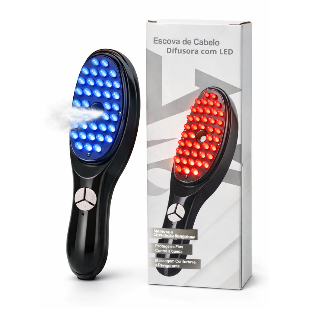 AuraBrush 4 em 1 – Escova de Renovação Capilar