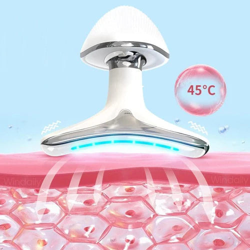 Massageador Facial com Fototerapia Anti-Rugas - DermaLift™