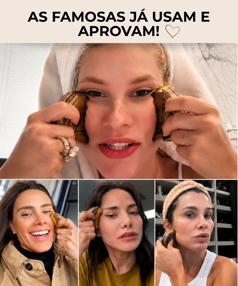 GlowFace - Escova de Drenagem Linfática Facial