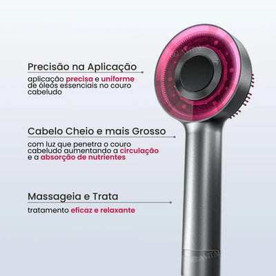 LumiGrow Pro - Massageador Capilar Terapêutico
